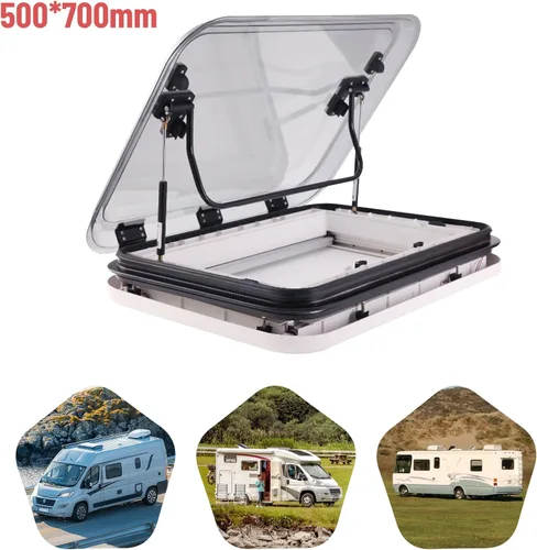 Vista 2 de Kit de ventilación de techo para caravana de caravana, caravana de caravana, autocaravana, caravana, caravana, caravana, caravana, caravana