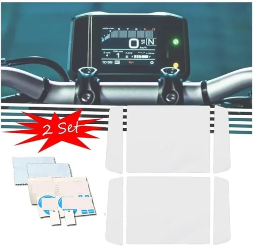 Vista 2 de Velocímetro película de arañazos para Yamaha y aha MT-09 MT09 FZ-09 SP MT FZ 09 XSR900 2021 2022 motocicleta Cluster protector de pantalla