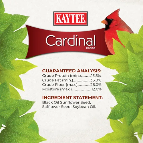 Vista 3 de Kaytee Semilla de pájaro cardenal, mezcla premium para atraer cardenales