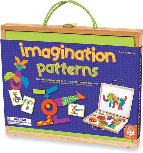 Vista 4 de MindWare Patrones de imaginación: juego creativo y magnético con formas estampadas