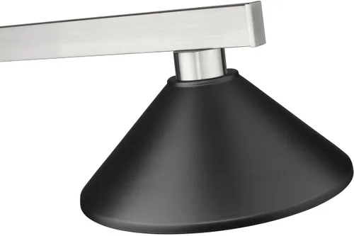 Vista 5 de Z-Lite 152BN-MMB Colgante de cobalto, 3 luces 300 vatios totales, níquel cepillado
