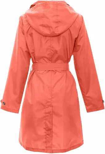 Vista 2 de Capelli New York Chubasquero de lluvia para mujer con capucha extraíble