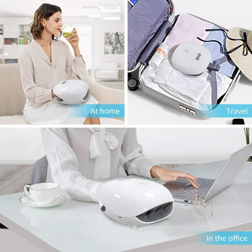 Vista 9 de Comfier Paquete de masajeador de mano de masaje de espalda Cojín de asiento de masaje de tejido profundo, almohadilla de silla de masaje