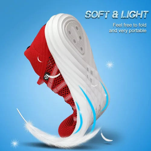 Vista 5 de VIFUUR Zapatos de agua para hombre y mujer, zapatos deportivos para playa, surf, caminar, kayak, barco, piscina