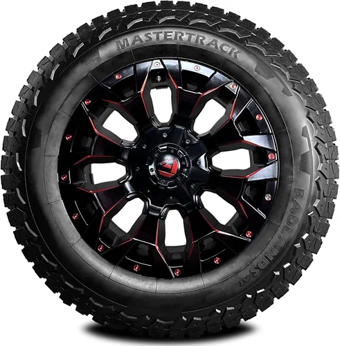 Vista 5 de Mastertrack - Juego de 4 neumáticos BADLANDS AT todo terreno 31X10.50R15 LT 6 capas C 109S para camioneta SUV o camioneta ligera, 31/10.50/15