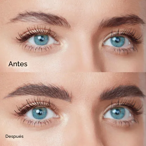 Vista 6 de Ruby Kisses GoBrow - Lápiz de cejas, afilable, de larga duración, lápiz de madera para cejas de aspecto natural, paquete de 3 unidades (negro marrón)