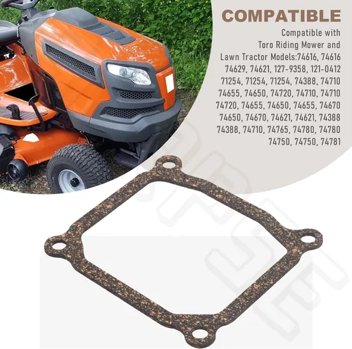 Vista 6 de 120-4206 Junta de tapa de válvula compatible con cortacésped Exmark Toro TimeCutter, compatible con modelos 74616, 74629, 74621, 127-9358