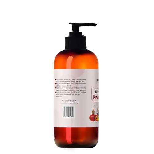 Vista 4 de Aceite de rosa mosqueta orgánico puro sin refinar - 12oz