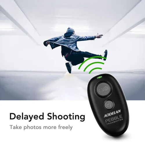 Vista 5 de Disparador inalámbrico para cámara, disparador de control remoto compatible con Nikon Df, Z7, Z7 II, Z6, Z9, D750, D850, D5600, Coolpix P1000, P950
