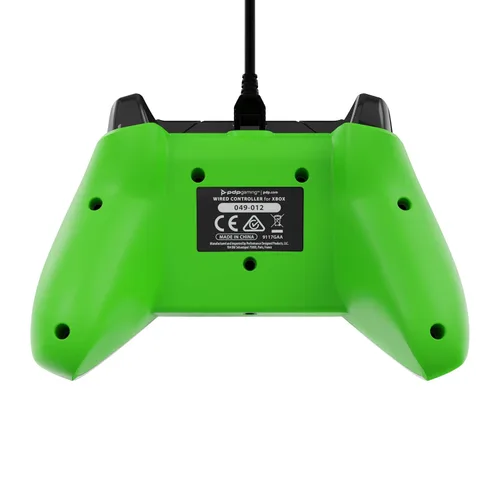 Vista 4 de PDP Wired Controller Neon White for Xbox Series XS, Gamepad, Wired Video Game Controller, Gaming Controller, Xbox One, Officially Licensed - Xbox
