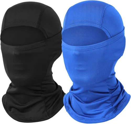 Vista 15 de Máscara de esquí para hombre, paquete de 2 pasamontañas, máscara facial para mujer, máscara de verano Shiesty, máscara de casco de motocicleta