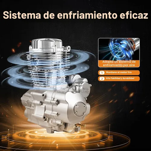 Vista 5 de Motor vertical de 4 tiempos de 200cc/250cc, motor de ATV CG250 de cilindro único con sistema de refrigeración por aire, kit de motor de transmisión