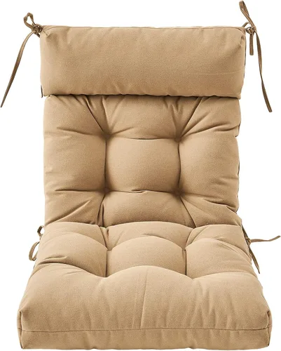 Vista 2 de ARTPLAN Cojines para exteriores de silla Adirondack con respaldo alto de mimbre copetudo para muebles de exterior