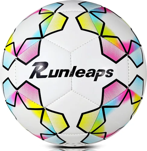 Vista 12 de Runleaps Futsal Ball,Futsal Soccer Ball,Great for Indoor or Outdoor,Low Bounce Size 4 for Training,Playing