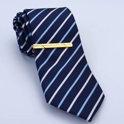 Vista 7 de Jstyle Juego de 12 clips de corbata para hombre, juego de clips de barra de corbata clásicos para corbatas regulares, clips de pellizco, clips