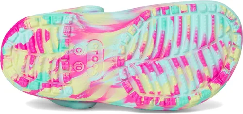 Vista 8 de Crocs - Zuecos clásicos para niños, diseño de teñido anudado jaspeado