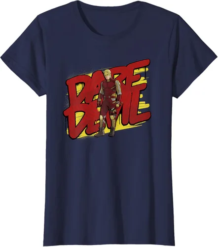 Vista 25 de Marvel Daredevil - Traje amarillo y rojo She-Hulk Disney+ camiseta, Negro