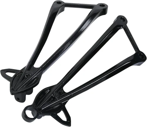 Vista 8 de TCT-MOTORPARTS Reposapiés trasero negro para Kawasaki Ninja ZX6R 09-24 ZX10R 2008-2010 ZX636 2013-2025