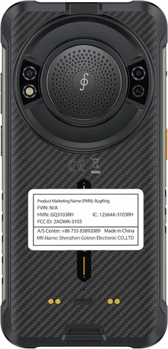 Vista 9 de Ulefone RugKing (16 GB+128 GB) Android 15 4G Smartphone, 9600 mAh, altavoz de 126 dB, cámara de 50MP+2MP+8MP teléfono resistente de 5.99 pulgadas