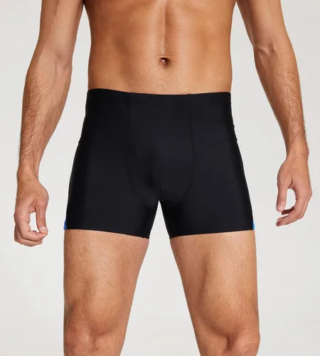 Vista 2 de DEVOROPA Traje de baño deportivo de compresión para hombre, pantalones cortos de natación de secado rápido