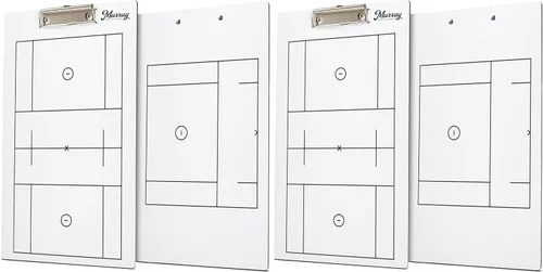 Vista 11 de Murray Sporting Goods sujetapapeles para entrenadores de borrado en seco Pizarra blanca de doble cara