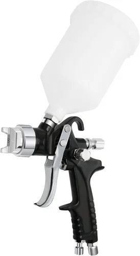 Vista 8 de HVLP Mini Pistola Pulverizadora de Pintura con Boquilla de 0.8 mm, Capacidad de 125 cc, Pistola Pulverizadora de Pintura con Alimentación por
