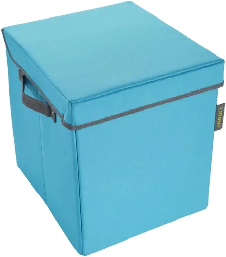 Vista 12 de meori Caja de almacenamiento con tapa, grande, color negro lava
