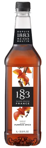 Vista 116 de 1883 Jarabe de Amaretto para bebidas, fabricado en Francia, botella de plástico de 1 litro
