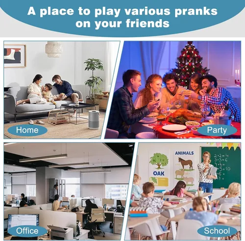 Vista 6 de SHENGSEN Broma de Cricket Noise Maker con control remoto, dispositivo de broma de sonido molesto oculto, juguetes molestos para adultos y niños