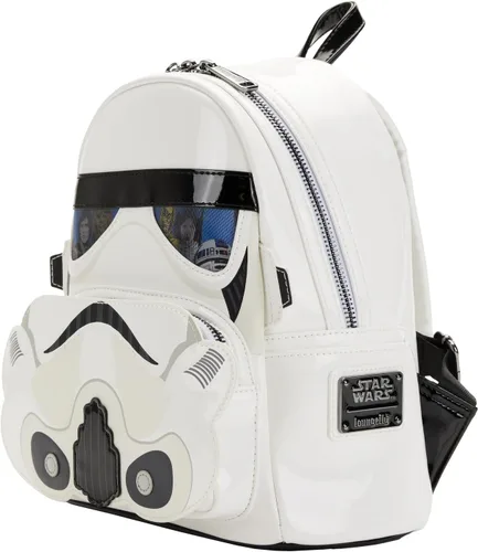 Vista 3 de Loungefly Stormtrooper - Mini mochila lenticular