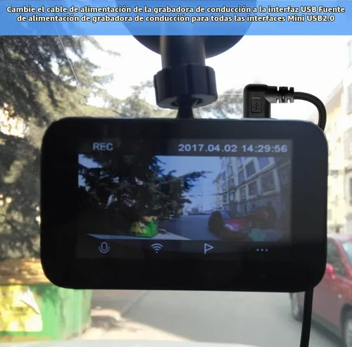 Vista 6 de Cable de alimentación mini USB para Dash Cam, USB A a Mini B 90° en ángulo Ángulo izquierdo