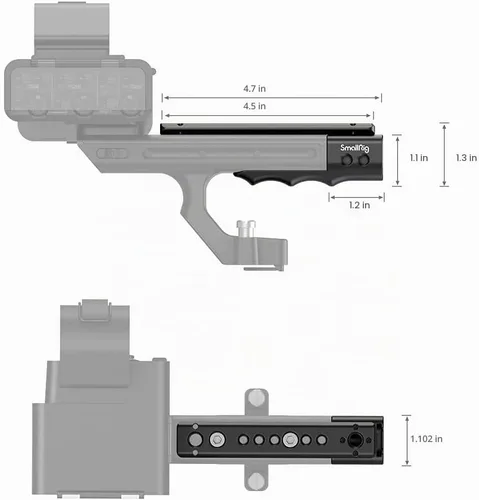 Vista 7 de SmallRig FX3 / FX30 XLR Plataforma de Extensión de Mango para Sony - MD3490