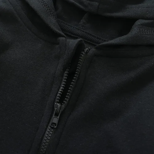 Vista 3 de ROMPERINBOX Sudadera con capucha para bebé y niña, con cremallera completa, ligera, delgada, abrigo, sudaderas de 0 a 24 meses
