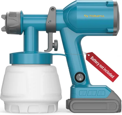Vista 13 de Tilswall Cordless Paint Sprayer Dreamer400, Fits Dewalt 20V (No Battery)