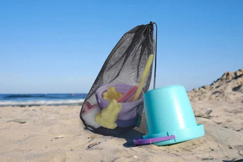 Vista 7 de iBasingo 510pcs bolsa de malla de nylon bolsa de cosas saco de golf olla al aire libre BVP01, XL-5 piezas, Cordón