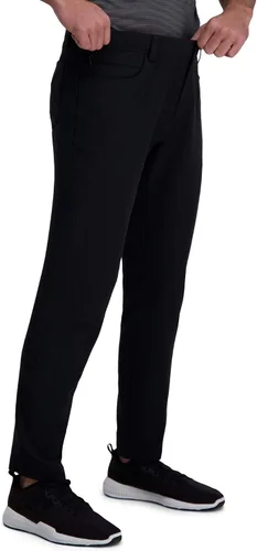 Vista 2 de HAGGAR Men's The Active Series Slim Fit Flat Front Pant