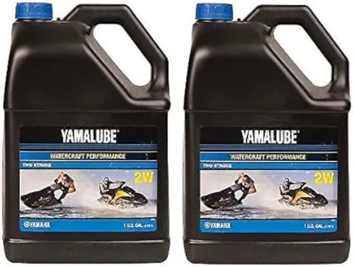 Vista 6 de Yamaha, 1 galón de aceite Yamalube 2-W para motor 2 tiempos para moto de agua Waverunner