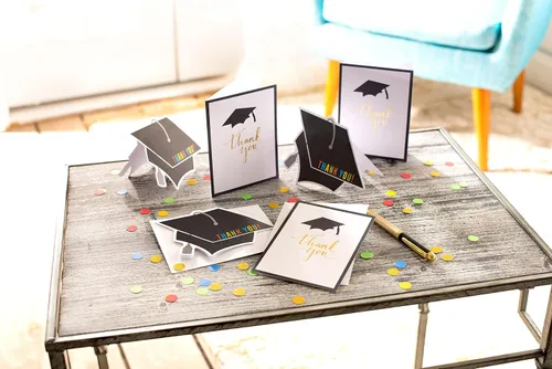 Vista 5 de American Greetings Tarjetas de agradecimiento de graduación con sobres, en blanco (50 unidades)