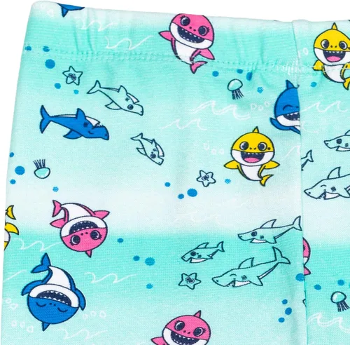 Vista 5 de Pinkfong Conjunto de camiseta y leggings de tiburón bebé para niños pequeños