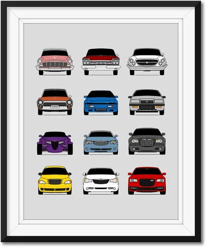 Vista 21 de Custom Car Posters Póster hecho a mano compatible con Mercedes-Benz Impresión de Evolución Arte de Pared Decoración Mejor de las Generaciones