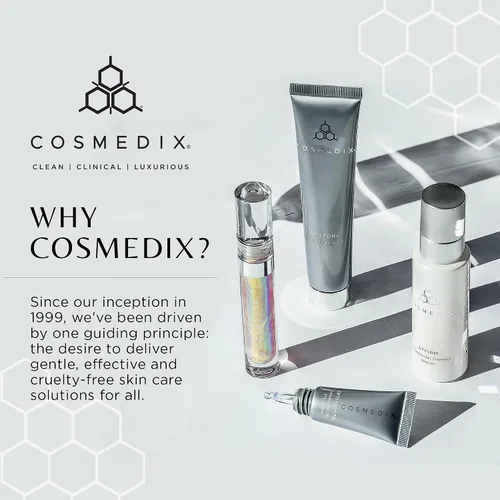 Vista 6 de Cosmedix Suero 16, suero de renovación rápida, 1 onzas líquidas Moisture-Rich Facial Serum with Vitamin E for All Skin Types - Fine Lines