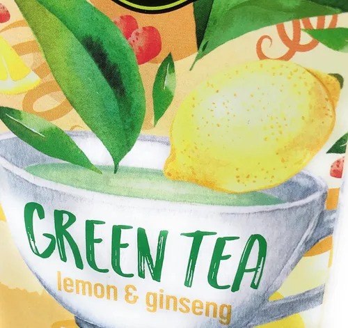 Vista 2 de Té verde de limón y ginseng 4 paquetes cada 20 bolsas