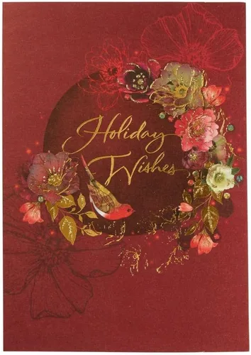 Vista 2 de NIQUEA.D, Tarjeta de Navidad de Robin y Flores