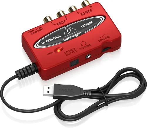 Vista 2 de Behringer UFO202-BK - Paquete de grabación de vinilo con interfaz de audio USB, color negro