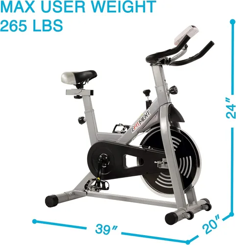 Vista 9 de EFITMENT Exercise Bike for Home, Magnetic Indoor Cycling Bike for Cardio Workout