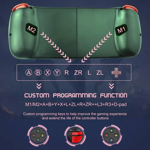 Vista 6 de Megadream Controlador de videojuegos móvil para iPhone iOS Android PC funciona con iPhone 14131211X iPad Samsung Galaxy TCL tablet Apex Legends Call