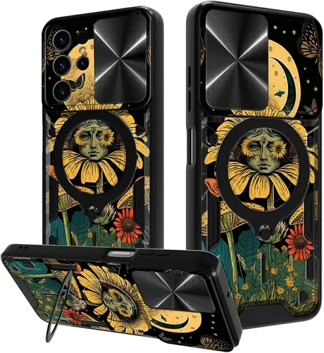 Vista 82 de Funda para Samsung Galaxy A03S de 6.5 pulgadas, funda protectora resistente con función atril giratorio de 360 grados, funda protectora resistente