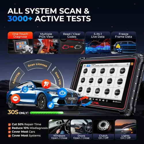 Vista 6 de Autel - Escáner TPMS MaxiPRO MP808TS, herram. de programación TPMS 2023, versión actualiz. de MP808, escaneo bidireccional MP808K, solución TPMS
