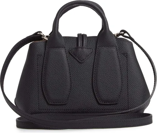 Vista 4 de Longchamp Extra Small Roseau - Bolso de hombro con asa superior de cuero, asa