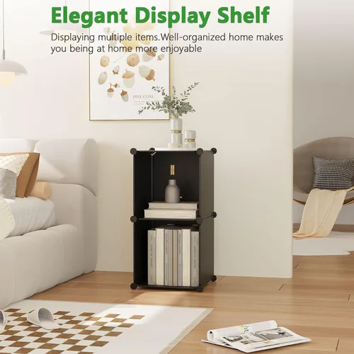 Vista 3 de C&Ahome - Organizador de clóset de almacenamiento para que lo montes tú mismo Portable Closet Organizer, DIY Bookshelf, Storage Cabinet Ideal for